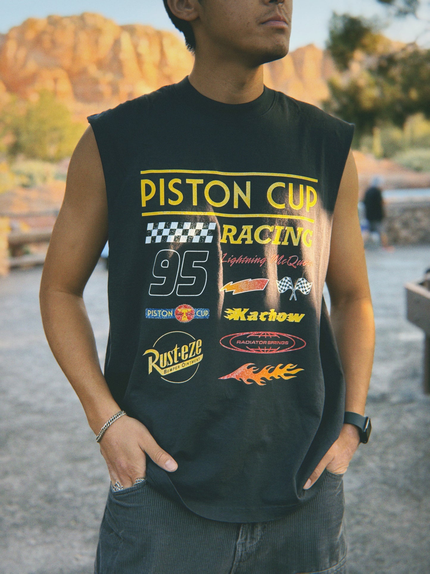 Piston Cup Racing Muscle Tank