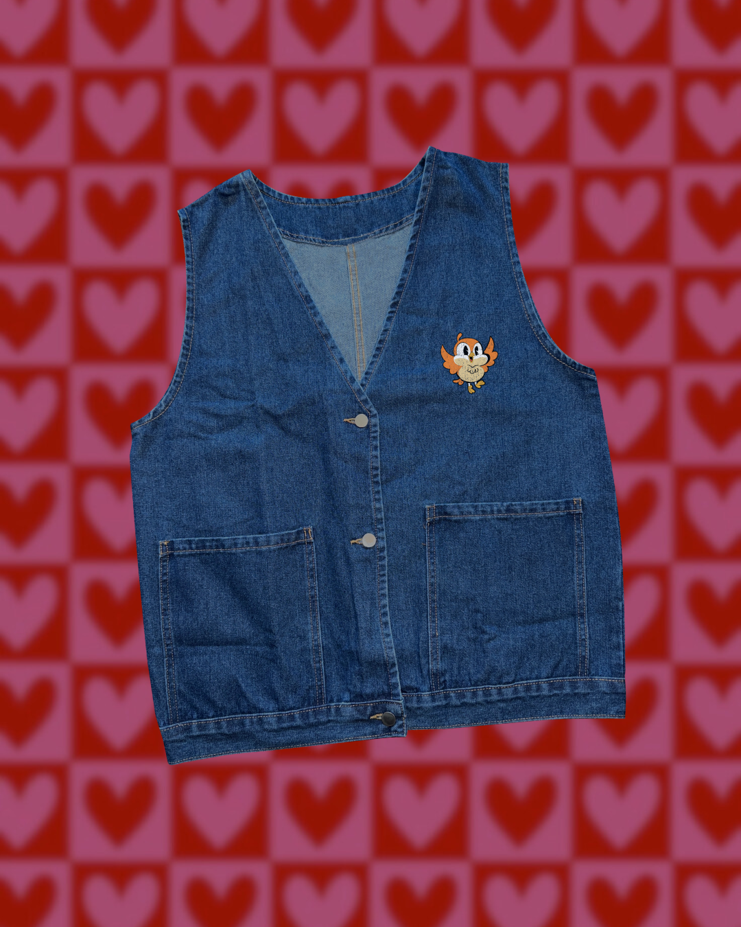 On The Big Screen Denim Vest